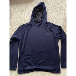 UNRL Crossover II Hoodie Men's L Blue Navy Pullover Stretch Performance Fleece